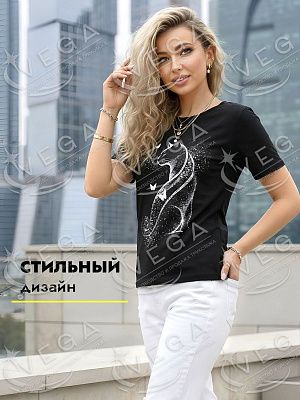 картинка Футболка женская 512 магазин Одежда+ являющийся официальным дистрибьютором в России 